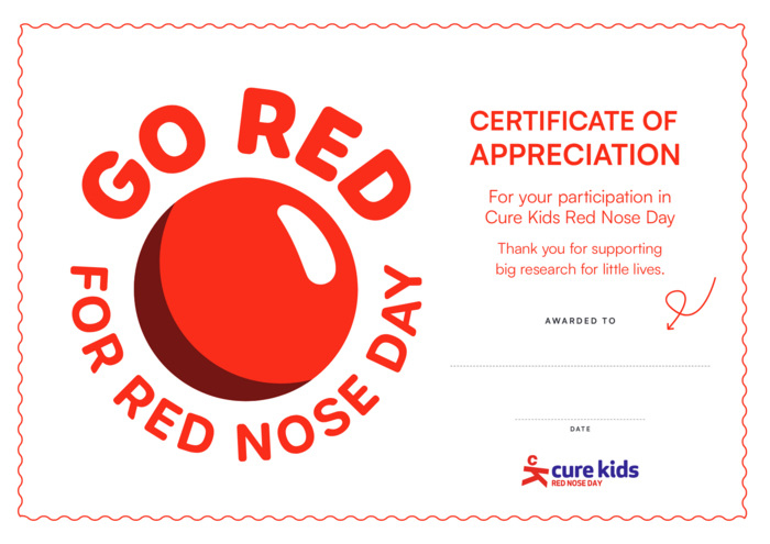 Certificate of appreciation - Generic